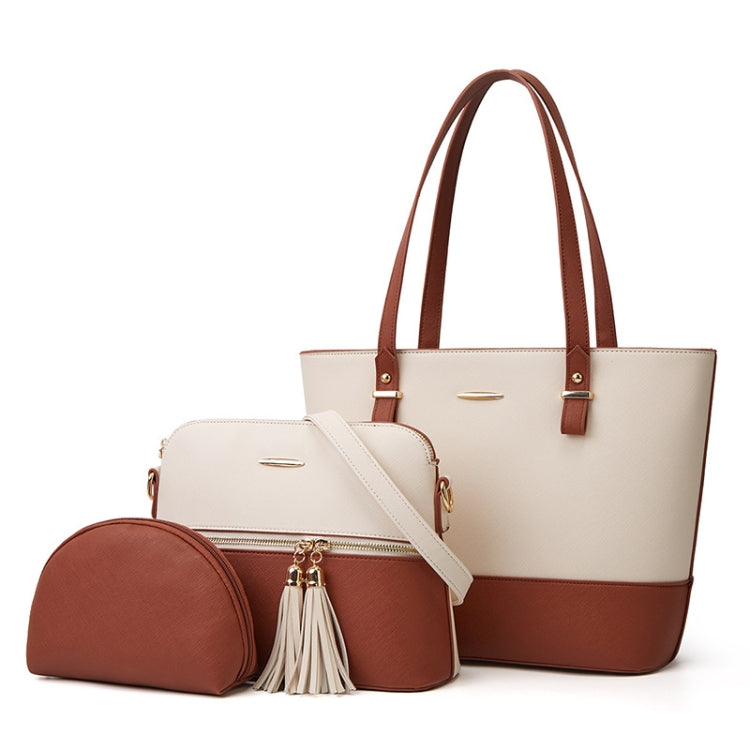 3 in 1 Fashion Simple Lady Diagonal Large Capacity Handbag Letter Bag