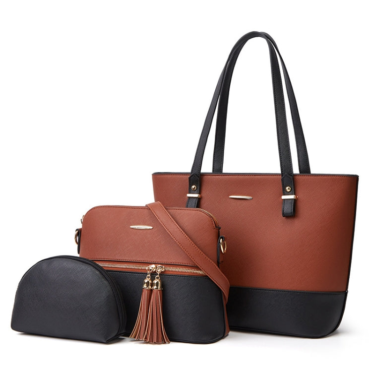 3 in 1 Fashion Simple Lady Diagonal Large Capacity Handbag Letter Bag
