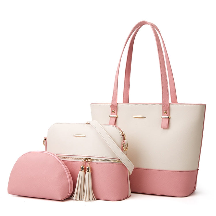3 in 1 Fashion Simple Lady Diagonal Large Capacity Handbag Letter Bag