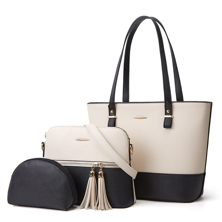 3 in 1 Fashion Simple Lady Diagonal Large Capacity Handbag Letter Bag