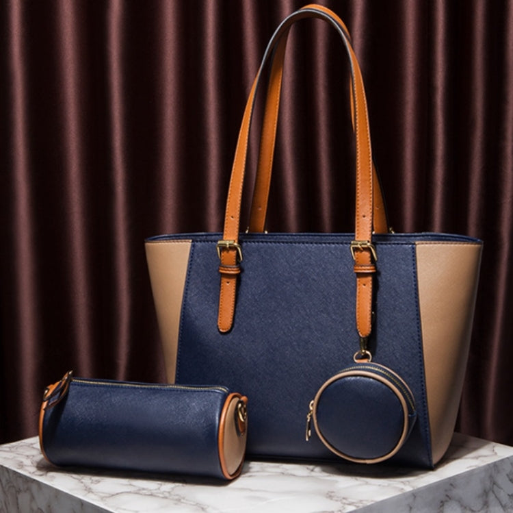 3 in 1 Fashion Simple Lady Diagonal Large Capacity Handbag