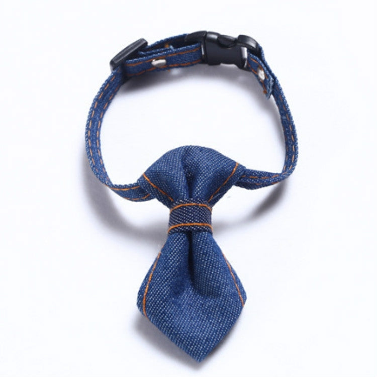 4 PCS Pet Cowboy Bow Tie Collar Cats Dogs Adjustable Tie Collars Pet Accessories Supplies, Size:S 16-32cm, Style:Tie