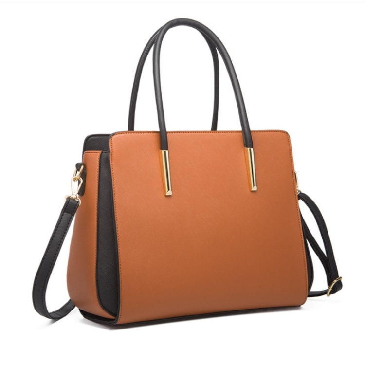 4 In 1 Fashion Color-Block Messenger Handbag Large-Capacity Bag