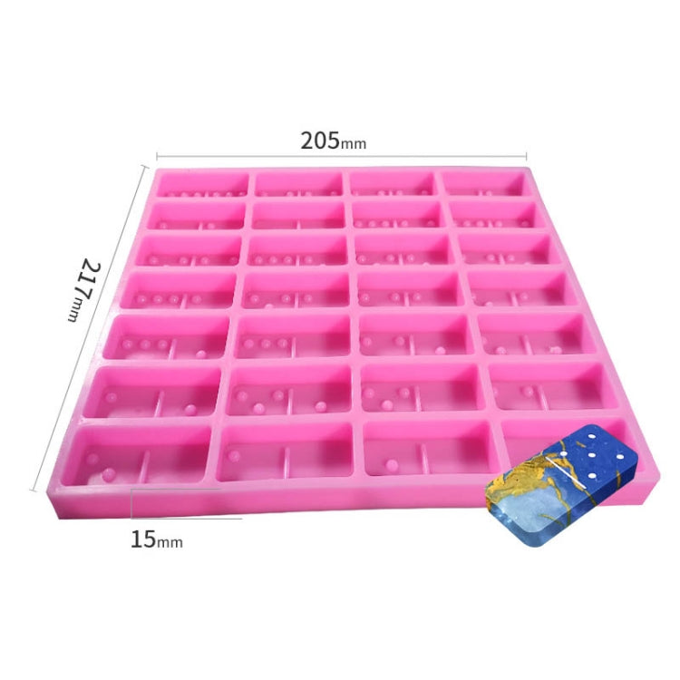 Domino Epoxy Silicone Mold DIY Fondant Cake Decoration, Model Number:SX-BH-108