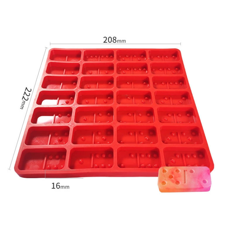 Domino Epoxy Silicone Mold DIY Fondant Cake Decoration, Model Number:SX-BH-109