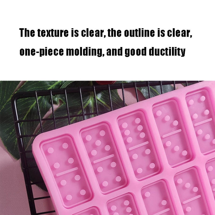 Domino Epoxy Silicone Mold DIY Fondant Cake Decoration, Model Number:SX-BH-109