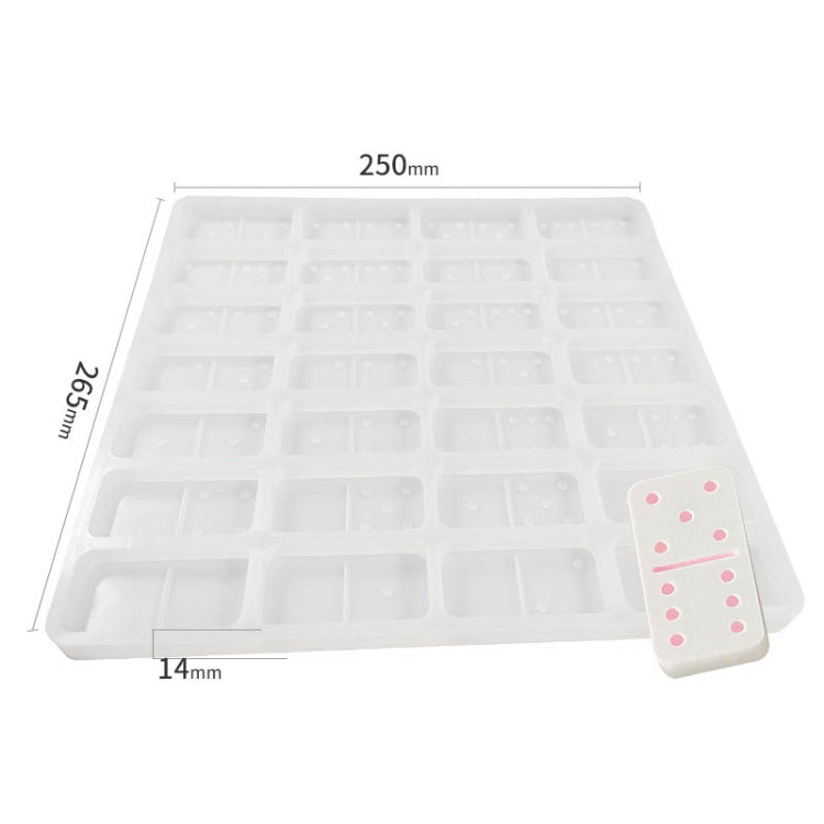 Domino Epoxy Silicone Mold DIY Fondant Cake Decoration, Model Number:SX-BH-110