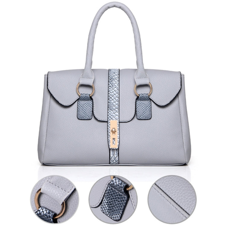 6 in 1 Snake Texture Ladies Fashion Messenger Bag Large-Capacity Bag