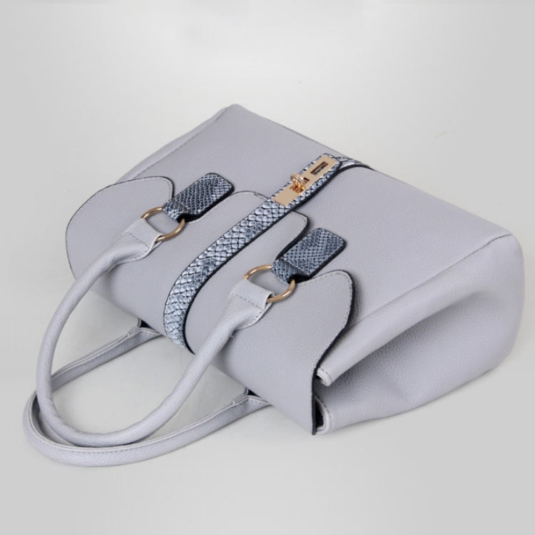 6 in 1 Snake Texture Ladies Fashion Messenger Bag Large-Capacity Bag