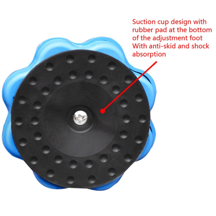 4 PCS / Set Furniture Home Appliance Washing Machine Rubber Foot Mat Moisture-Proof Shock Absorption Heightened Foot Mat Base Blue, Style:Adjustable Height About 8-9.5cm