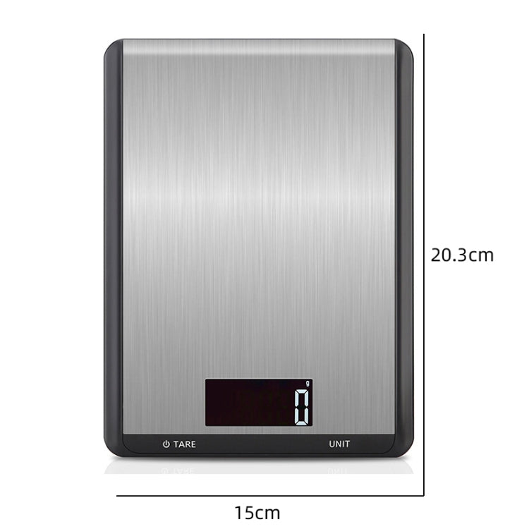 5kg/1g Stainless Steel Kitchen Scale Household Food Electronic Scale
