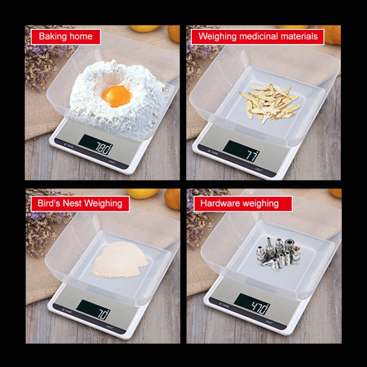 5kg/1g Stainless Steel Kitchen Scale Household Food Electronic Scale