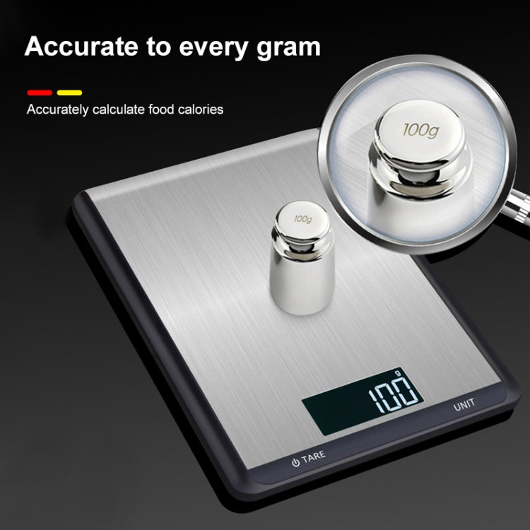 5kg/1g Stainless Steel Kitchen Scale Household Food Electronic Scale