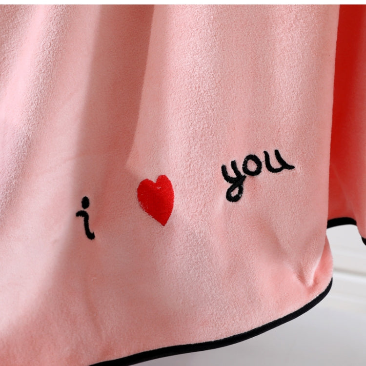 Soft Thick Absorbent Fiber Couple Large Bath Towels, Size:70x140cm