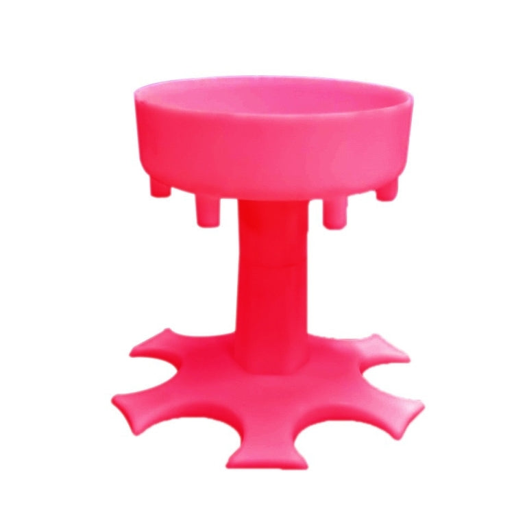 6-Hole Pourer Wine Dispenser Party Wine Dispenser(Red)
