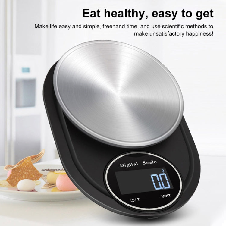 Home Kitchen Electronic Scale High Precision Stainless Steel Jewelry Scale, Style:Hemming, Specification:3kg/0.1g