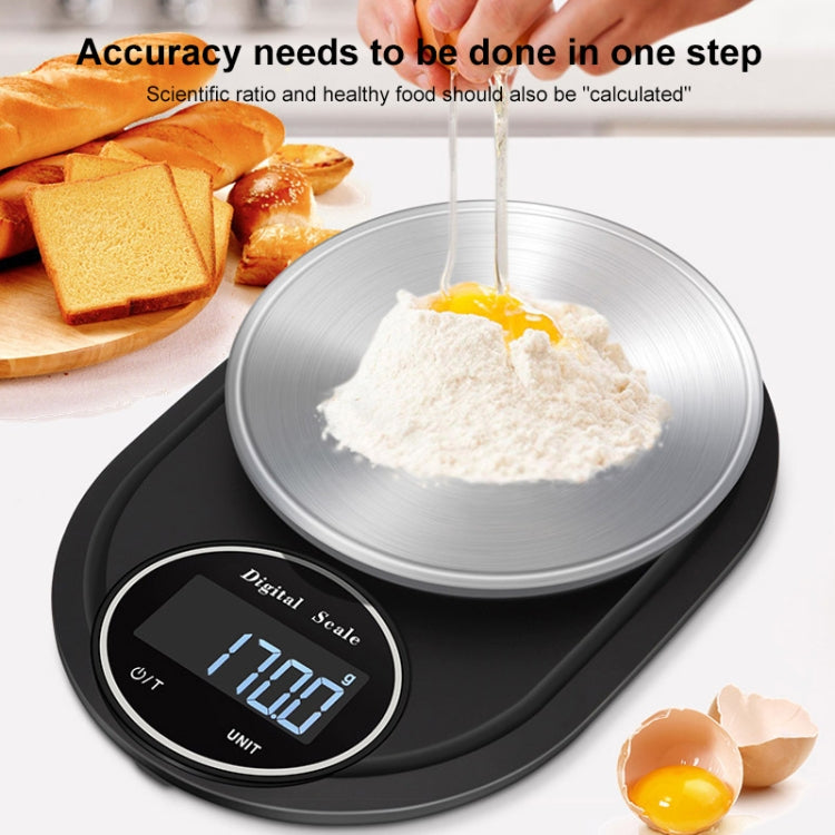 Home Kitchen Electronic Scale High Precision Stainless Steel Jewelry Scale, Style:Hemming, Specification:3kg/0.1g