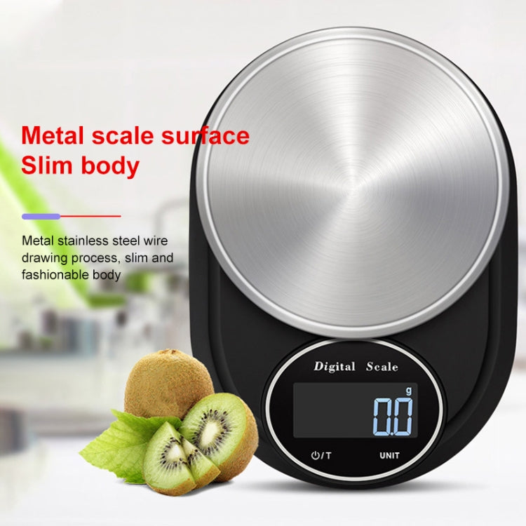 Home Kitchen Electronic Scale High Precision Stainless Steel Jewelry Scale, Style:Hemming, Specification:3kg/0.1g