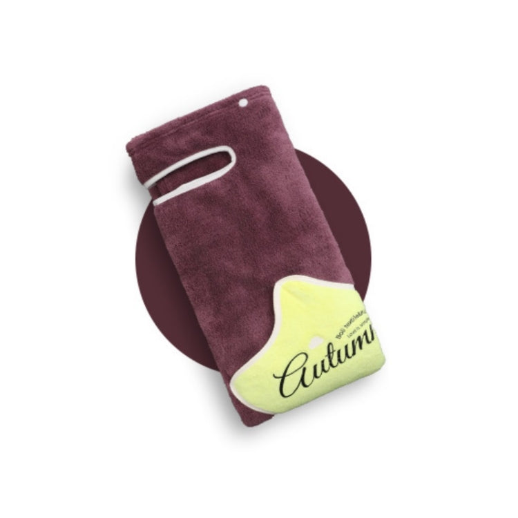 Coral Fleece Wearable Household Bath Skirt Soft Absorbent,Quick-Drying Non-Linting Bath Towel, Size:M (52.5-65 kg)