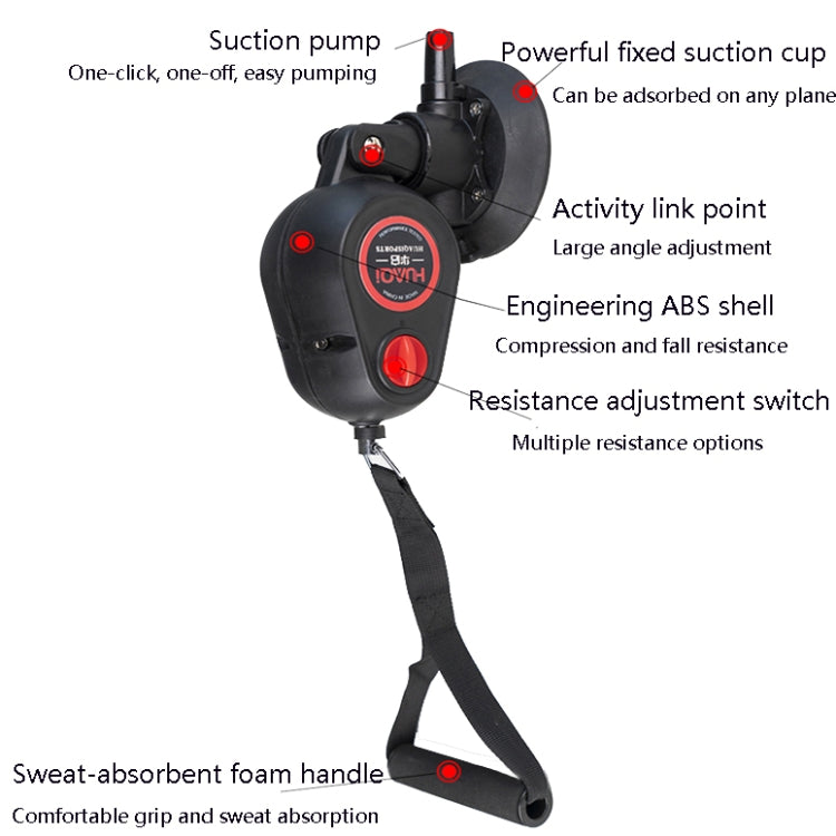 Rope Training Device Draw Rope Suction Cup Type Rally Body Shaper Rope Fitness Equipment