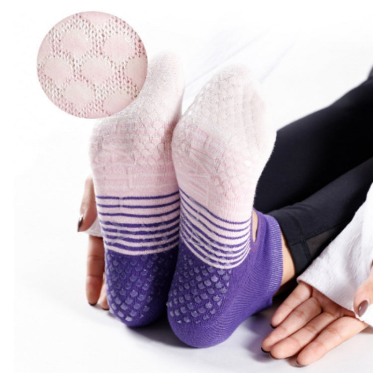 Stripe Non-slip Yoga Socks Cotton Thickened Professional Yoga Socks