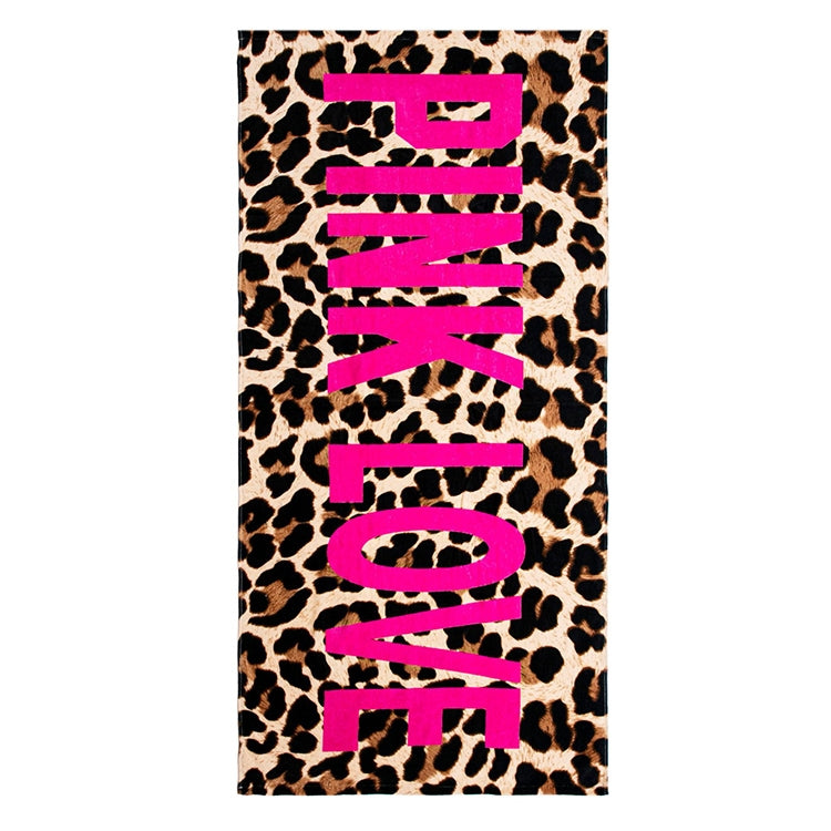 Printed Soft Bath Towel Adult Cotton Beach Pad Towel Size: 147x71cm