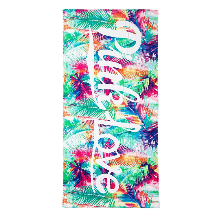 Printed Soft Bath Towel Adult Cotton Beach Pad Towel Size: 147x71cm