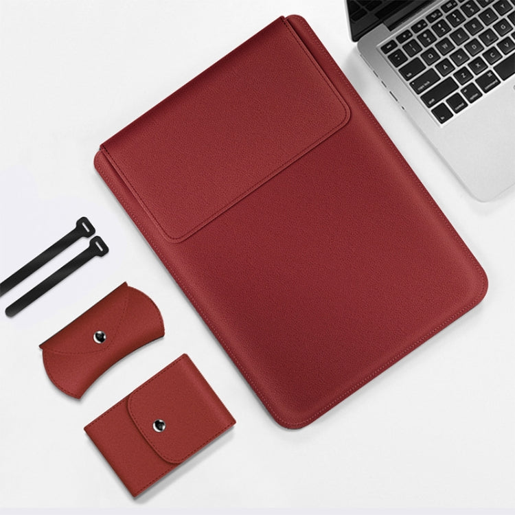 13 inch  For Apple Laptop Liner Bag Four-Piece Storage Bag