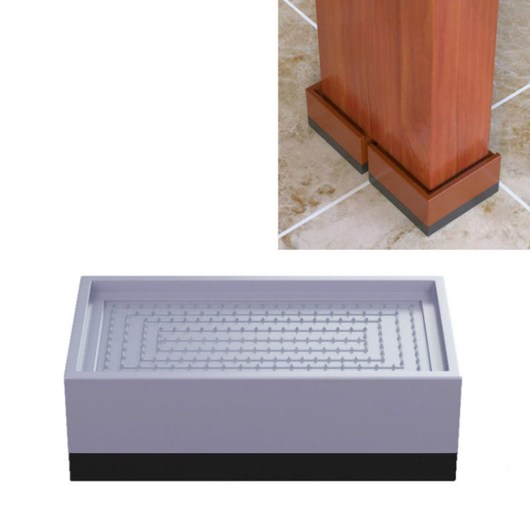 4 PCS / Set Bed Foot Raised Furniture General Raised Foot Pad Base Refrigerator Washing Machine Base Table And Chair Coffee Table Raised Block, Specification:All Inclusive Increased 4cm