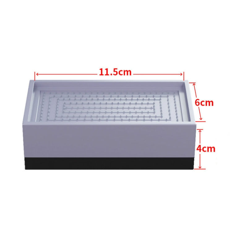 4 PCS / Set Bed Foot Raised Furniture General Raised Foot Pad Base Refrigerator Washing Machine Base Table And Chair Coffee Table Raised Block, Specification:All Inclusive Increased 4cm