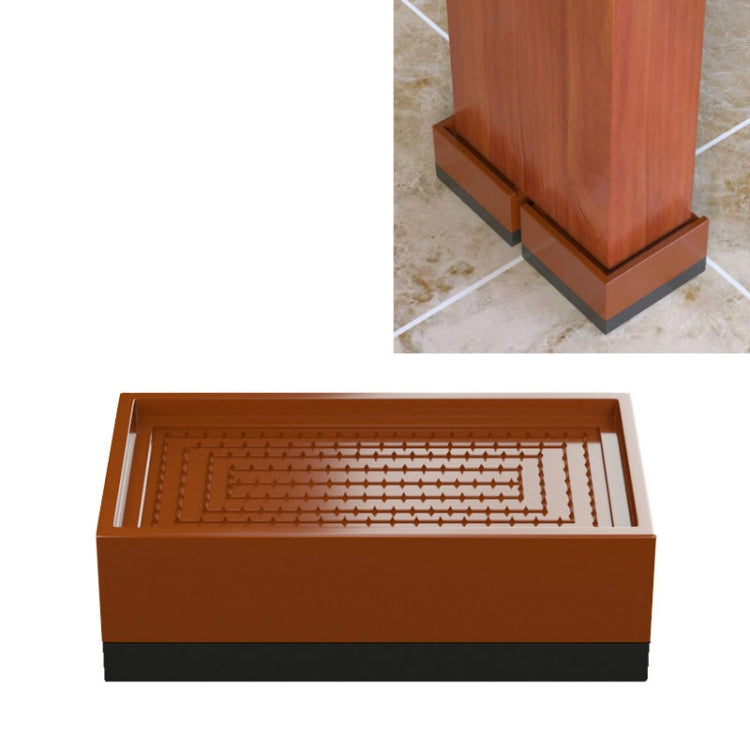 4 PCS / Set Bed Foot Raised Furniture General Raised Foot Pad Base Refrigerator Washing Machine Base Table And Chair Coffee Table Raised Block, Specification:All Inclusive Increased 4cm