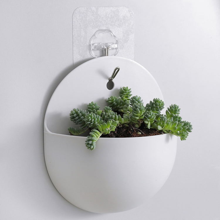 2 Sets 4 In1 Wall-Mounted Flower Pots Lazy Plastic Flower Pots On The  Wall