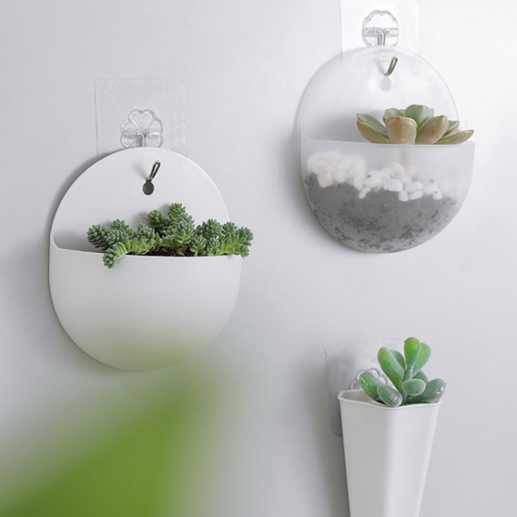 2 Sets 4 In1 Wall-Mounted Flower Pots Lazy Plastic Flower Pots On The  Wall