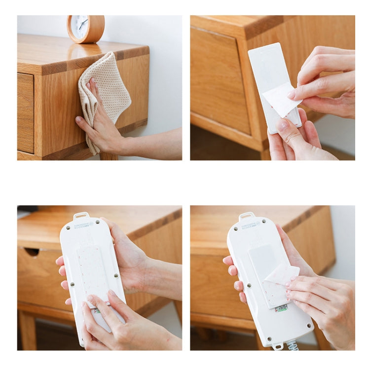 13 PCS Power Strip Holder Wall-Mounted Non-Marking Power Strip Storage Hook