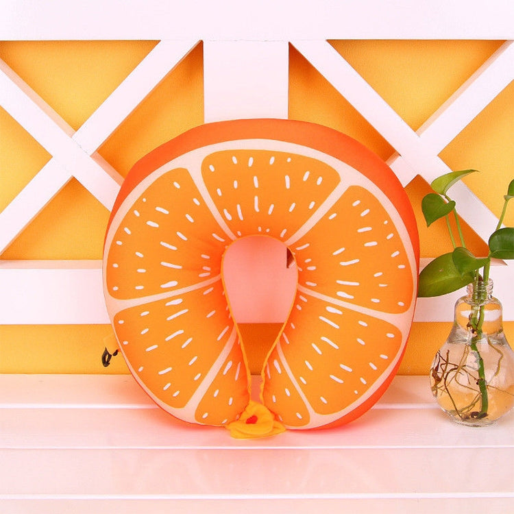 Fruit U Shaped Travel Pillow Nanoparticles Neck Pillow Car Pillows Soft Cushion Home Textile