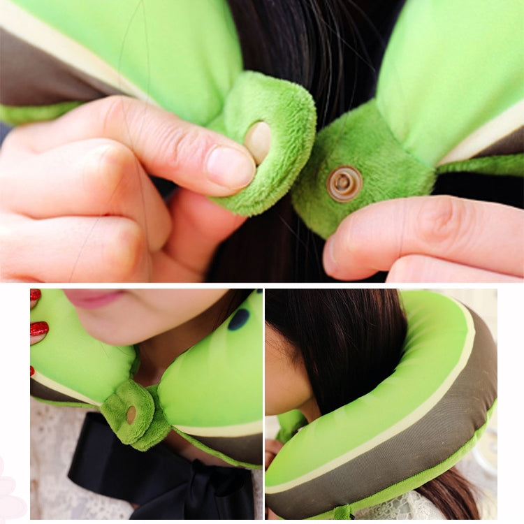 Fruit U Shaped Travel Pillow Nanoparticles Neck Pillow Car Pillows Soft Cushion Home Textile
