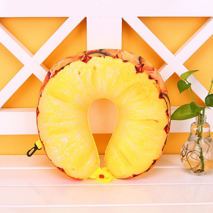 Fruit U Shaped Travel Pillow Nanoparticles Neck Pillow Car Pillows Soft Cushion Home Textile