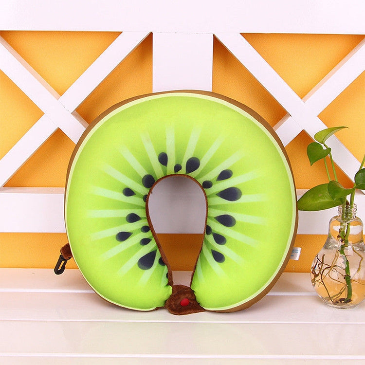 Fruit U Shaped Travel Pillow Nanoparticles Neck Pillow Car Pillows Soft Cushion Home Textile