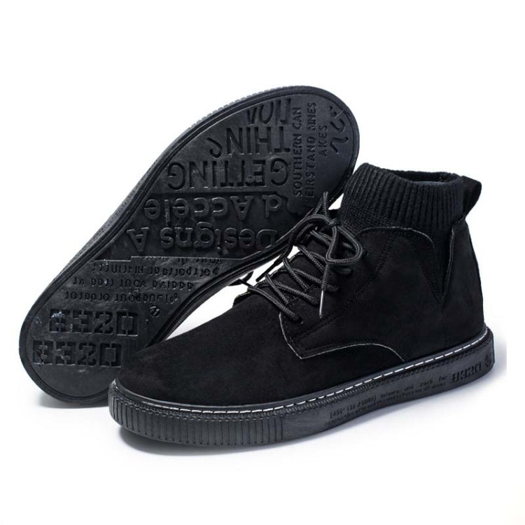 Autumn Winter High-Top Tooling Casual Shoes Youth Board Shoes  All-Match Men Sports Shoes, Size: 44