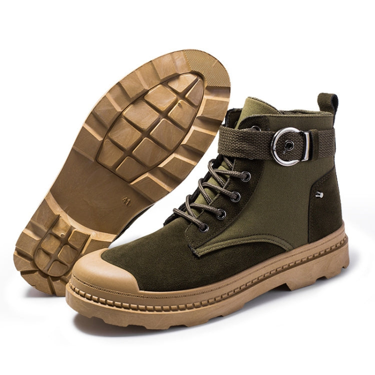 Martin Boots Male Wild High-Top Tooling Boots Casual Outdoor Hiking Shoes, Size: 40
