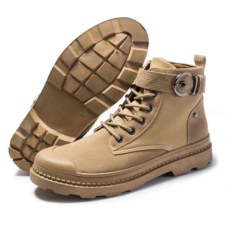 Martin Boots Male Wild High-Top Tooling Boots Casual Outdoor Hiking Shoes, Size: 42