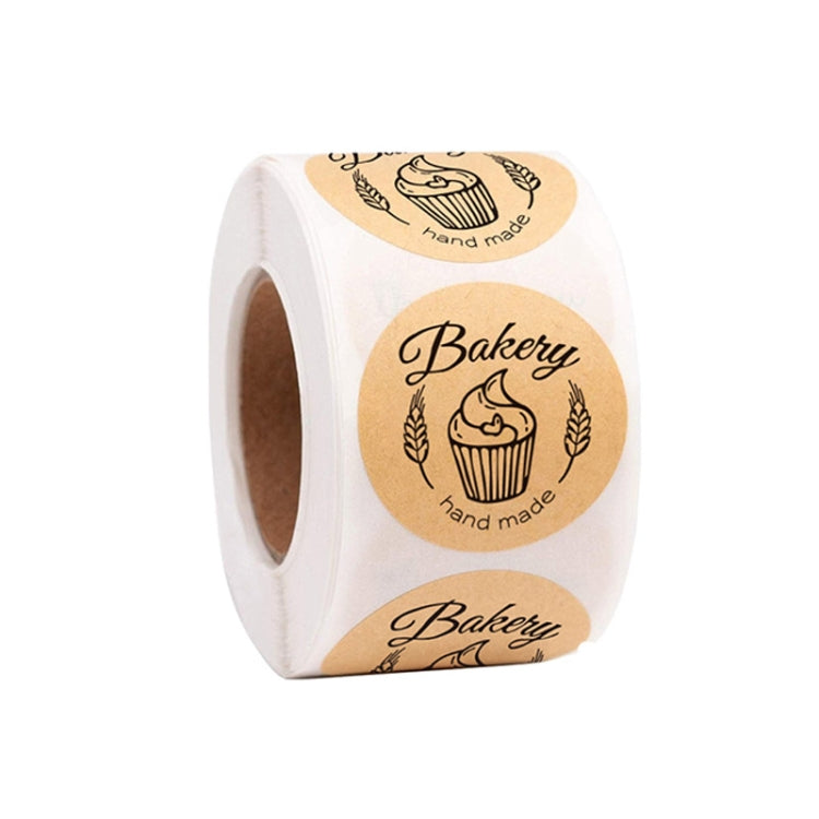 10 PCS Baked Cake Food Holiday Decoration Label Sticker, Size: 2.5cm / 1inch