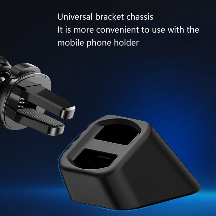 5 PCS Car Phone Holder Base Universal Car Air Outlet Clip Bracket Base, Colour: Tarnish