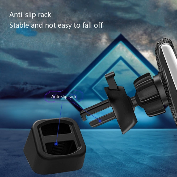 5 PCS Car Phone Holder Base Universal Car Air Outlet Clip Bracket Base, Colour: Rose Gold Reflective