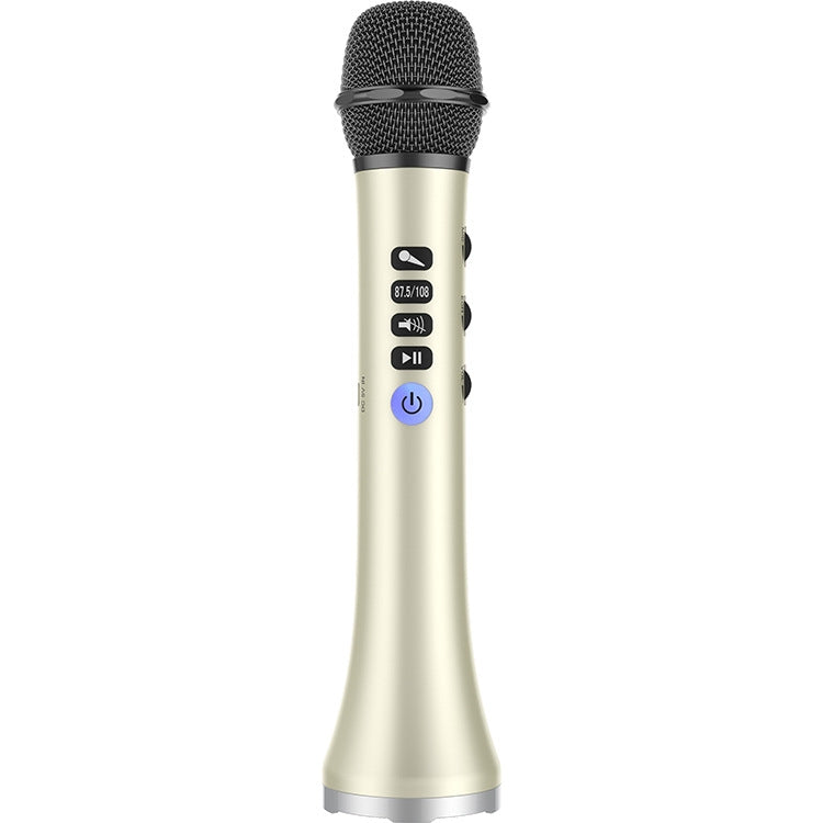 L-698 K Song Microphone Mobile Phone Bluetooth Wireless Microphone Audio Integrated KTV