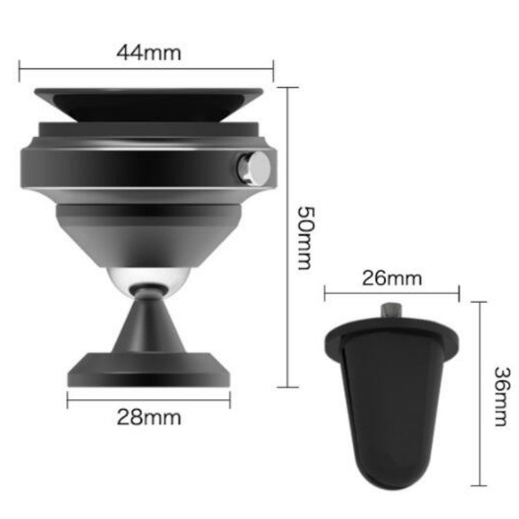 Car Airbag Mobile Phone Holder Car Air Outlet Exhaust Suction Cup Mobile Phone Holder 360 Rotating Mobile Phone Holder