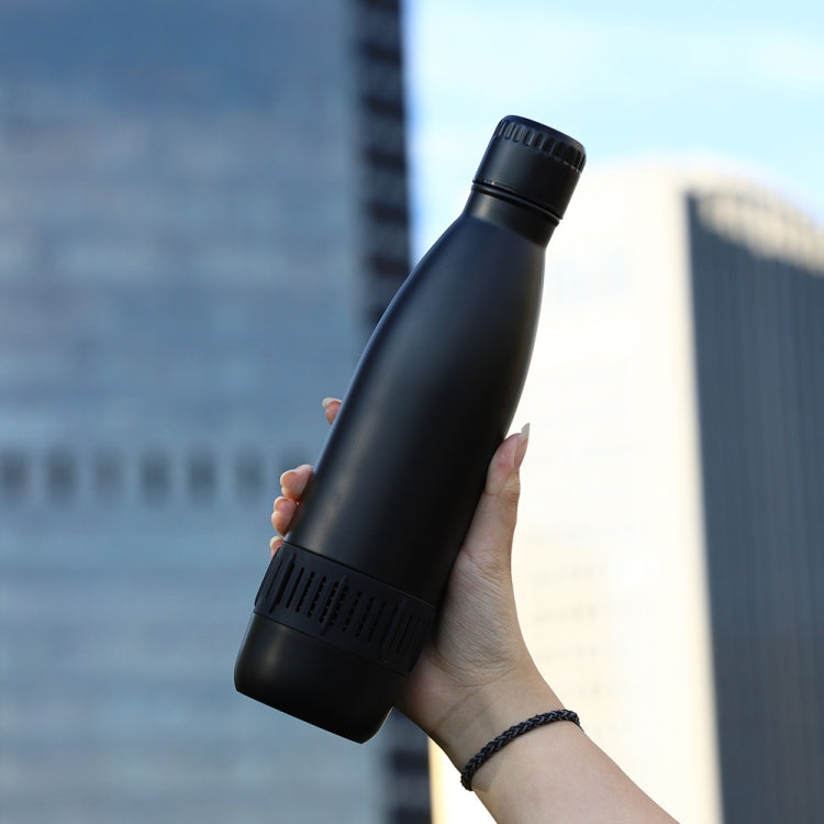 Stainless Steel Cup Bluetooth Music Bottle Vacuum Mug, Capacity: 500ml