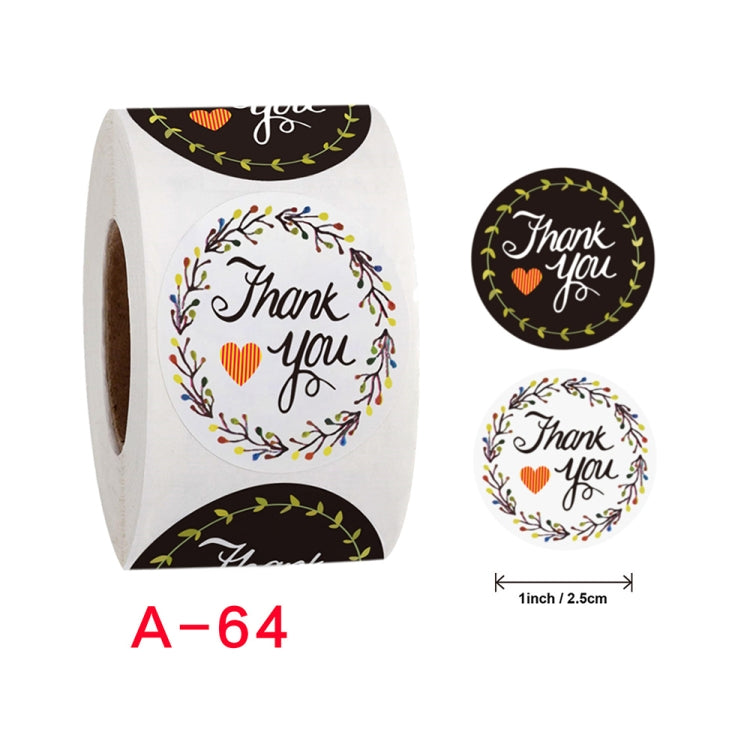 10 PCS Thank You Baking Cake Wedding Decoration Stickers, Size: 2.5cm / 1 inch
