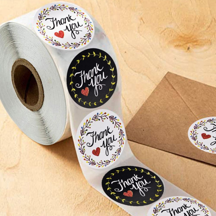 10 PCS Thank You Baking Cake Wedding Decoration Stickers, Size: 2.5cm / 1 inch