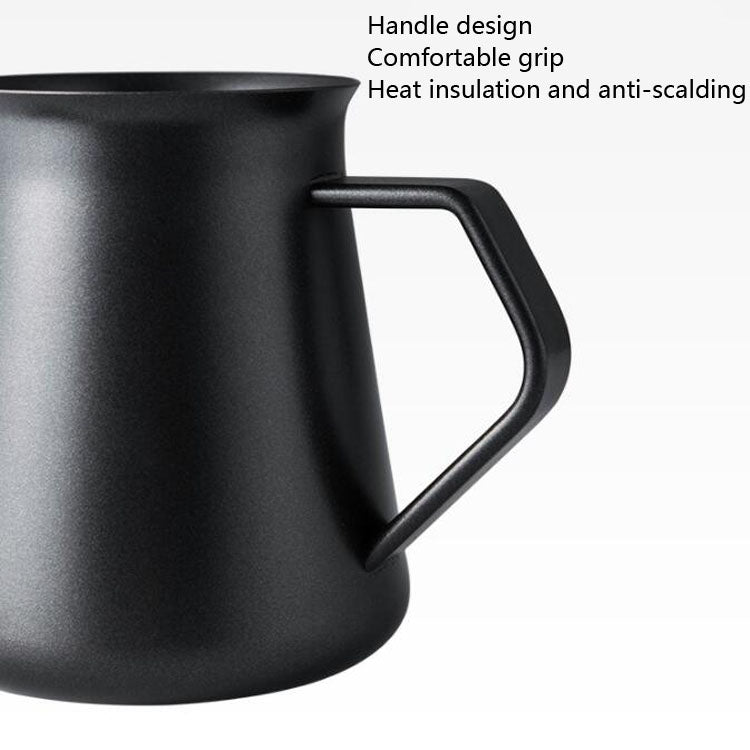 Stainless Steel Hand Punch Pot Hanging Ear Pot Coffee Pot Thickened Mini Pot Teflon Thin Mouth Pot, Style: Without Lid
